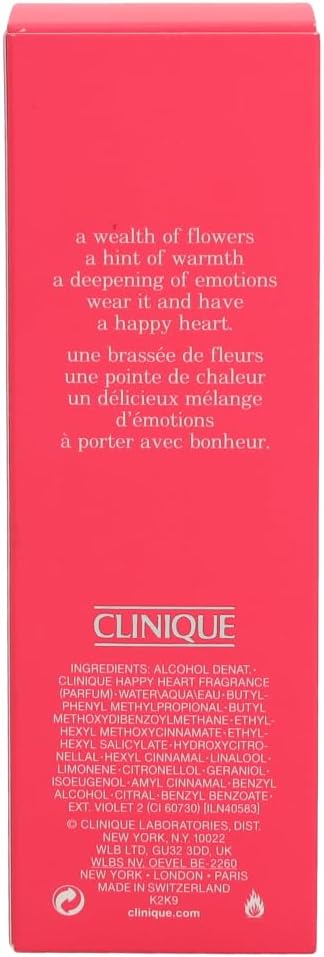 Clinique Happy Heart Eau De Parfum (EDP) Spray, 50 ml